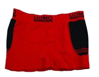 48 Pieces Love My Fashions Mens Plain Stripe Uomo Letter Print Cotton Boxer Shorts - Womens Panties & Underwear