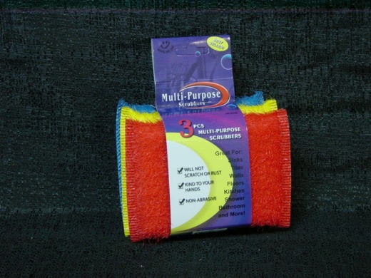 36 Pieces 3Pc Cleaning Sponge Set - Scouring Pads & Sponges