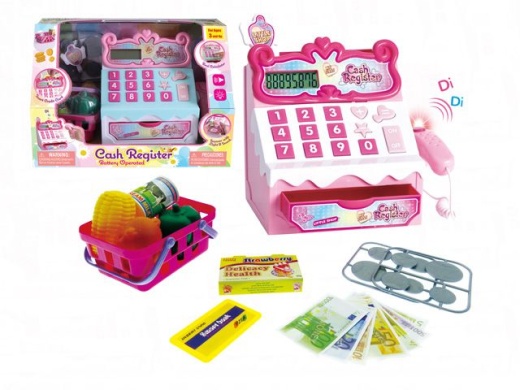 18 Pieces Cash Register Play Set - Educational Toys