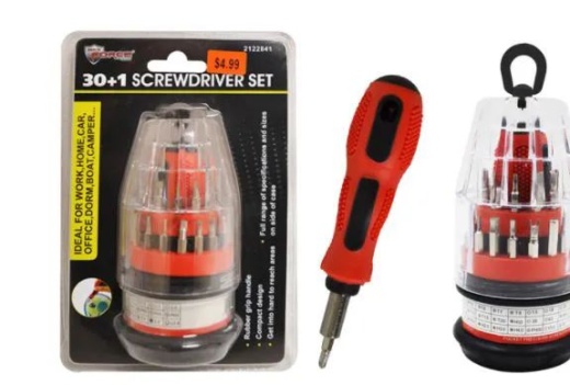 24 Pieces 30-in-1 Mini Screwdriver - The Ultimate DIY Tool Set