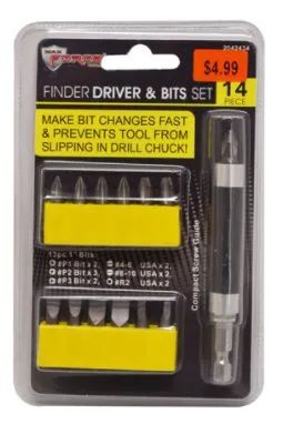 24 Pieces Finder Driver and Bit Set - Screwdrivers and Sets