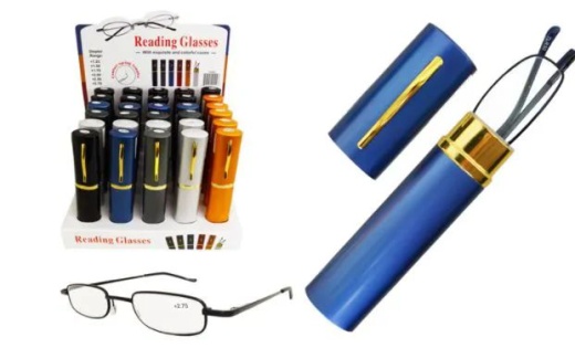 30 Pieces Thinline Reader With Case - Reading Glasses