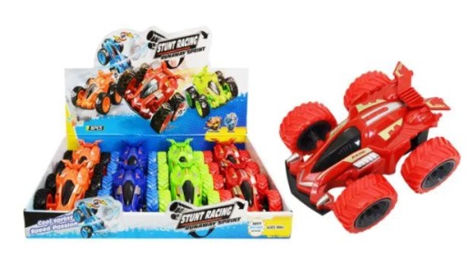 24 Pieces Race Car Friction Powered Set - Cars, Planes, Trains & Bikes
