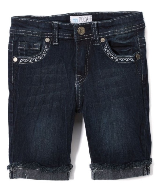 12 Pieces Girls' Bermuda Shorts. Size 4-6X - Girls Jeans