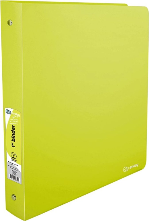 24 Pieces 1" Binder Flexible Cover, Green - Binders