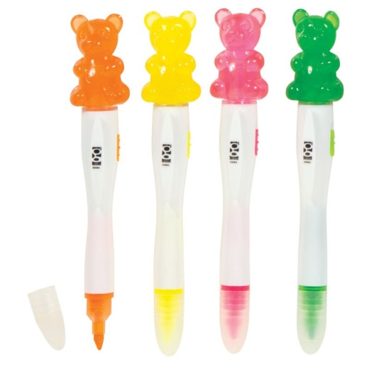 48 Pieces Scented Gummy Bear Light Up Highlighters