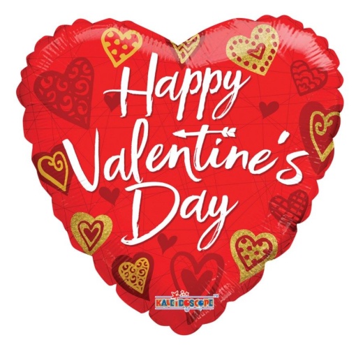 100 Pieces Happy Valentine Balloon Heart Shape - Valentine Decorations
