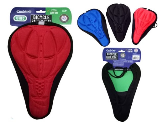 144 Pieces Bicycle Padded Seat Pad - Biking Accessories