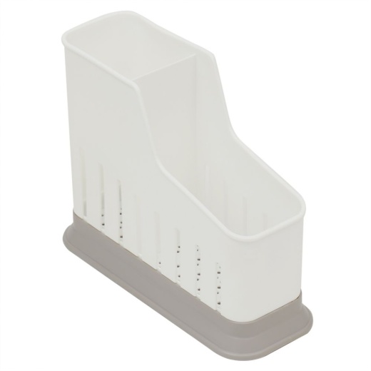 12 Pieces Home Basics 2 Compartment Sponge and Brush Holder With Removable Bottom