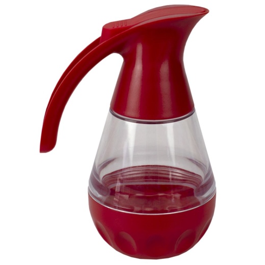 12 Pieces Home Basics No-Mess Pour Plastic Syrup Dispenser, Red - Kitchen Gadgets & Tools