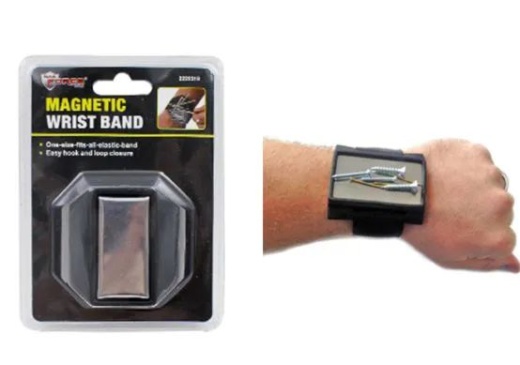 24 Pieces Magnetic Wrist Band - Tool Sets