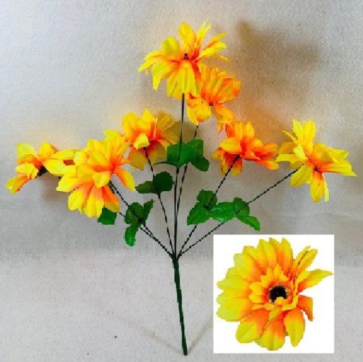 72 Pieces 7 Head Sun Flower - Artificial Flowers