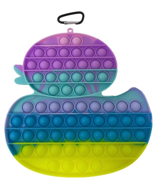 Macaron Duck Push Pop It Fidget Spinner