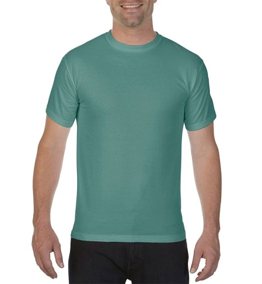 24 Pieces Men's Light Green Short Sleeve T-Shirts, Size Xlarge - Mens T-Shirts