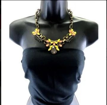 12 Pieces Large Chain Linked Necklace - Necklace