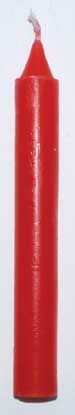 Red 6" Household Candle