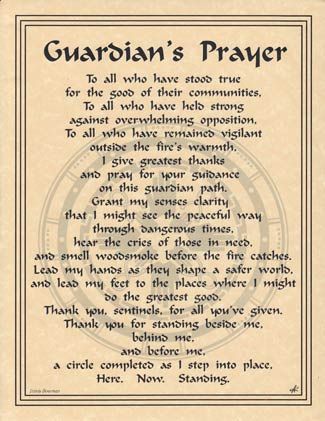 Guardian's Prayer Poster
