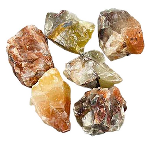 1 Lb Red/Brown Calcite Untumbled Stones