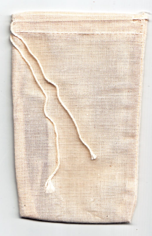 Reusable Cotton Tea Bag 3" x 5"