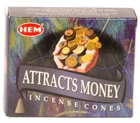 Attracts Money Hem Cone Incense - A Natural Way to Attract Prosperity