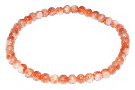 4Mm Sunstone Beaded Bracelet - Unlock the Power of the Sun