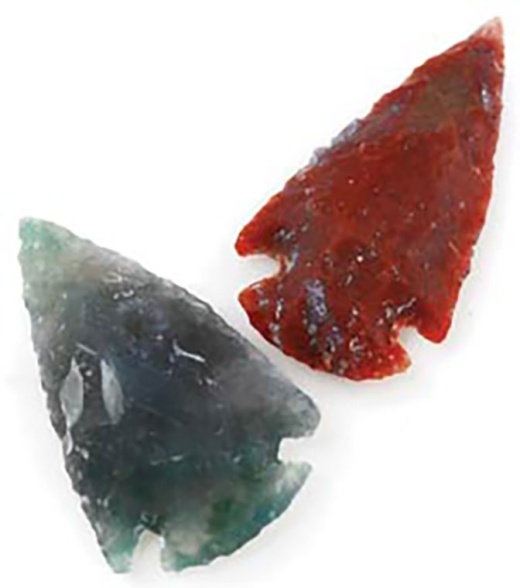 Set of 100 Arrowhead 1"- 2 1/4" Stone