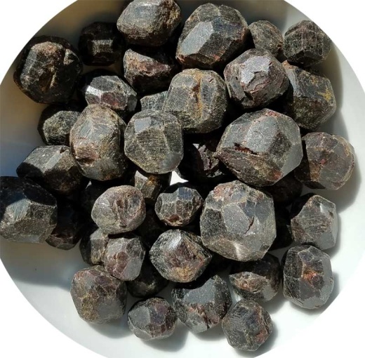 1 Lb Dark Red Garnet Untumbled Stones
