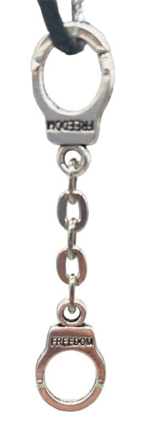2" Handcuff Amulet: A Symbol of Freedom and Strength