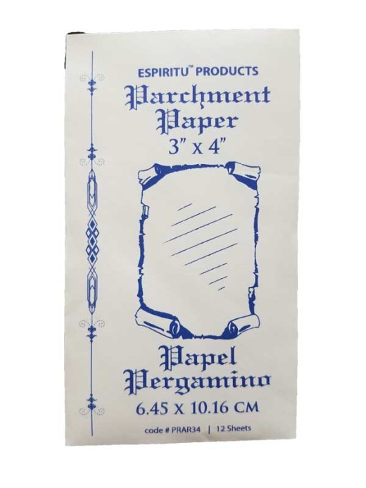 3" x 4" Parchment Paper 12 Pack for Spells and Rituals