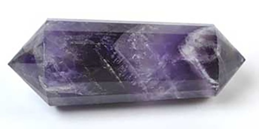 2 inches Amethyst Double Terminated 16 Faceted Point