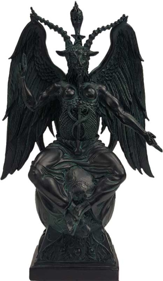 14 1/2" Baphomet Statue - A Masterpiece of Metaphysical and Spiritual Expression