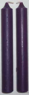 1/2" Purple Chime Candle 20 Pack for Spiritual Rituals and Spellcasting