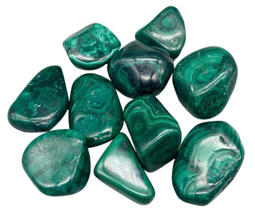 1 Lb Malachite Pebbles for Love, Protection, and Business Success