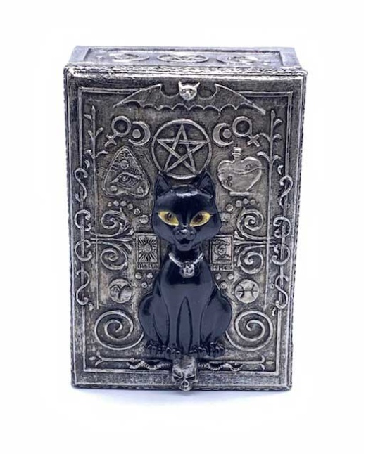 Magickal Cat Tarot Box - 3 3/4" x 5 1/2"