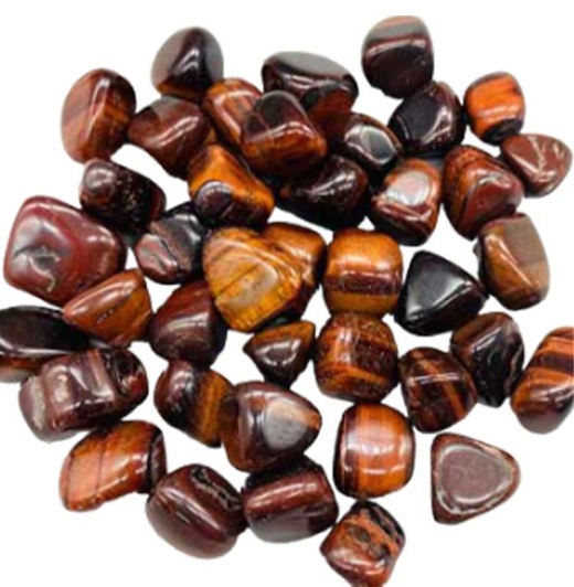 1 Lb Red Tiger Eye Tumbled Stones