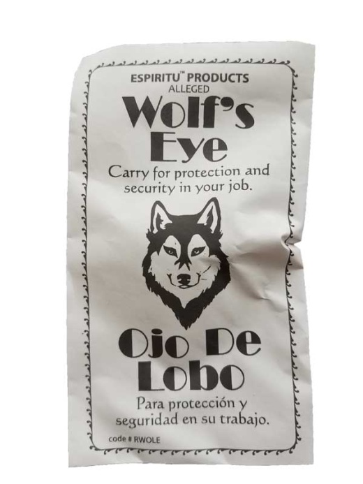 Wolf's Eye - Protective Amulet Against Curses and Negativity