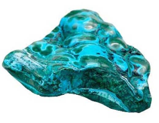7-1.1# Chrysocolla/Malachite Free Shape - Unlock Deep Emotional Healing