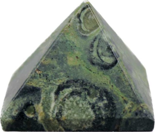 25mm Jasper, Kambaba Pyramid - Healing Energy Crystal for Protection and Balance