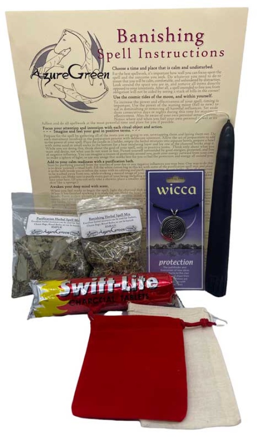 Banishing Ritual Kit - Remove Negative Energy from Your Life