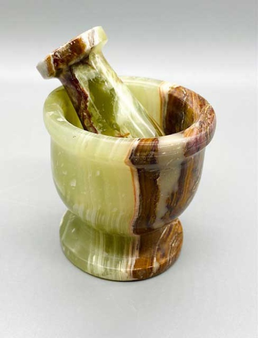 2 1/2" Onyx Mortar And Pestle Set