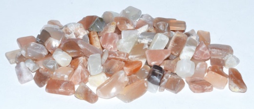 1 Lb Moonstone Tumbled Chips 5-9Mm - New Arrival in Stock!