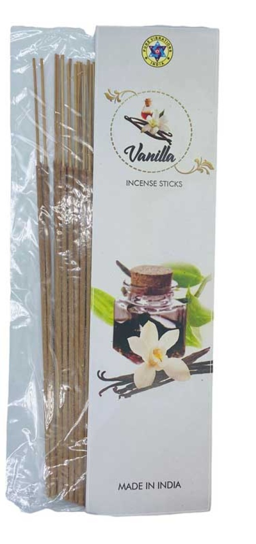 20 Vanilla Incense Sticks - Pure Vibrations