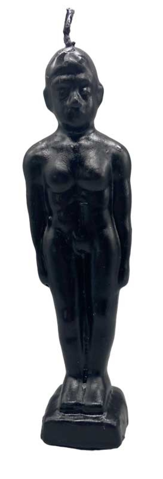 6 3/4" Black Man Candle