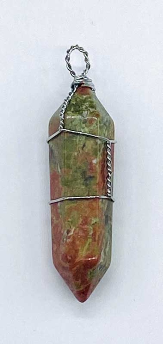 Unakite Wire Wrapped Point - Set of 5 for Balance and Emotional Well-being