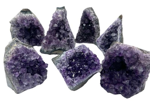 3# Flat Of Amethyst C Cut Base Rough Mini