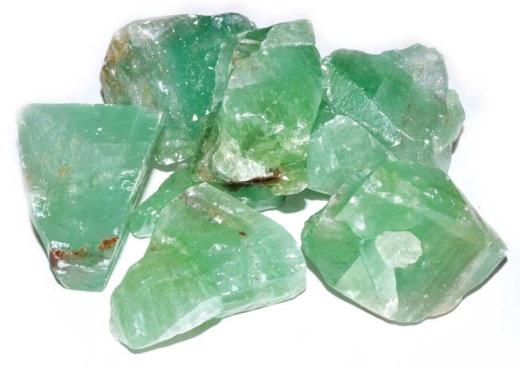 1 Lb Green Calcite Untumbled Stones