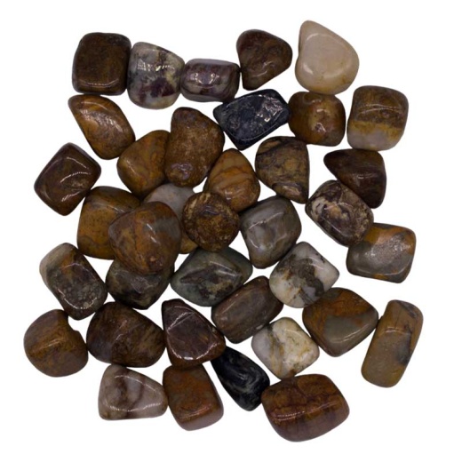 1 Lb Petersite Tumbled Stones - The Tempest Stone for Emotional Balance