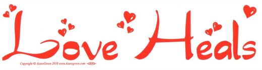 Love Heals Bumper Sticker with Heart - Spread Love Everywhere