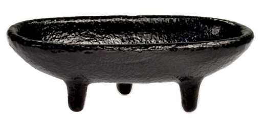 4" Iron Smudge/ Incense Burner - High-Quality Cast Iron Incense Holder