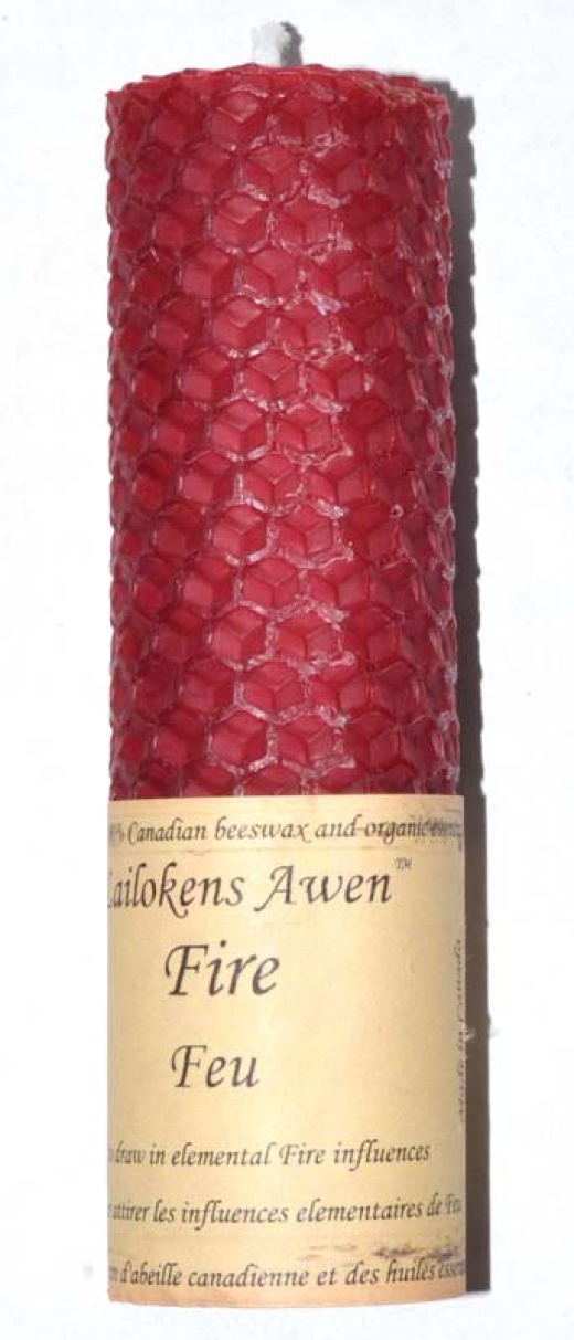 4 1/4" Fire Lailokens Awen Candle